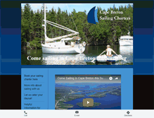 Tablet Screenshot of capebretonsailing.com